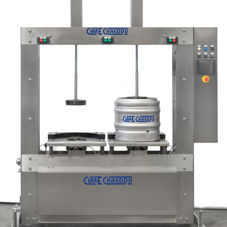 Keg filling and washing machine